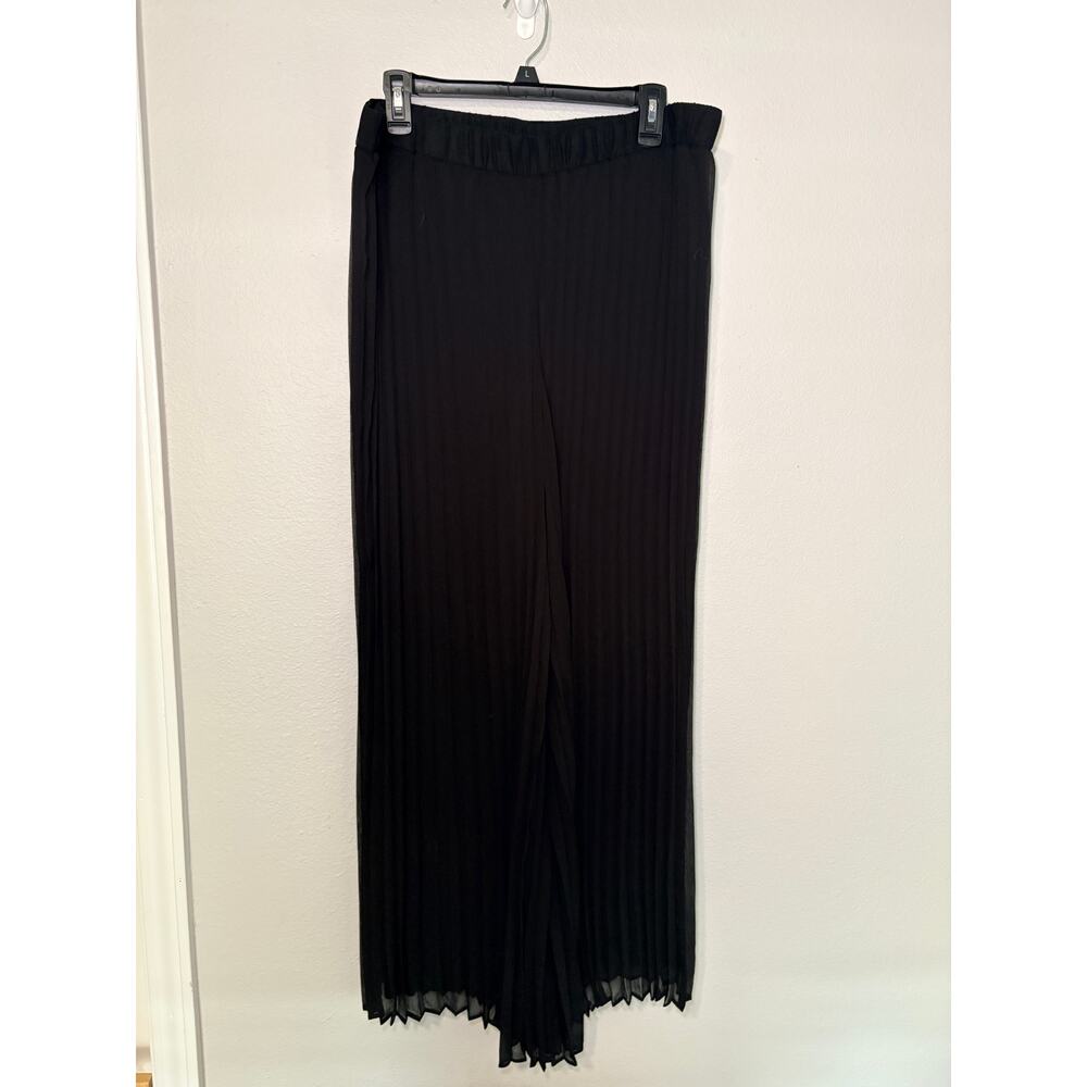 Adrienne Landau Pleated Palazzo Pants - Size XL